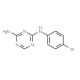 N-(4-Bromo-phenyl)-[1,3,5]triazine-2,4-diamine (CAS 72274-25-0) - chemical structure image