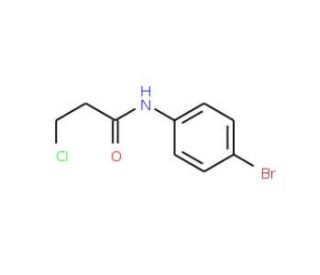 N-(4-Bromo-phenyl)-3-chloro-propionamide - chemical structure image