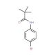 N-(4-Bromophenyl)-2,2-dimethylpropanamide (CAS 24109-06-6) - chemical structure image