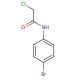 N-(4-Bromophenyl)-2-chloroacetamide (CAS 2564-02-5) - chemical structure image