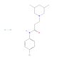 N-(4-Bromophenyl)-3,5-dimethyl-1-piperidinepropanamide Hydrochloride (CAS 1177600-74-6) - chemical structure image