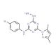 N-(4-Bromophenyl)-4-(3,5-dimethyl-1H-pyrazol-1-yl)-6-hydrazino-1,3,5-triazin-2-amine - chemical structure image