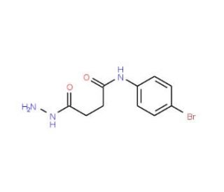 N-(4-Bromophenyl)-4-hydrazino-4-oxobutanamide - chemical structure image