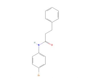 N-(4-Bromophenyl)-benzenepropanamide (CAS 316146-27-7) - chemical structure image