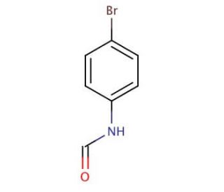 N-(4-Bromophenyl)formamide (CAS 2617-78-9) - chemical structure image