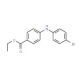 N-(4-Bromophenyl-N-(4-carbethoxyphenyl)amine (CAS 458550-44-2) - chemical structure image