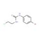 N-(4-Bromophenyl)-N′-(2-chloroethyl)urea (CAS 15145-38-7) - chemical structure image