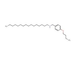 N-(4-Butoxybenzyl)-1-hexadecanamine - chemical structure image