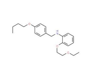 N-(4-Butoxybenzyl)-2-(2-ethoxyethoxy)aniline - chemical structure image