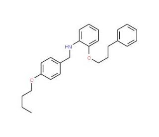 N-(4-Butoxybenzyl)-2-(3-phenylpropoxy)aniline - chemical structure image