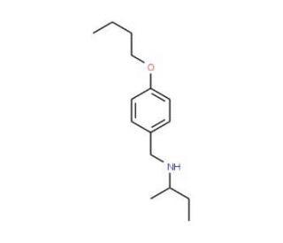 N-(4-Butoxybenzyl)-2-butanamine - chemical structure image
