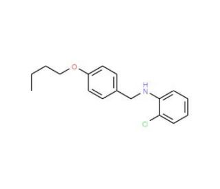 N-(4-Butoxybenzyl)-2-chloroaniline - chemical structure image