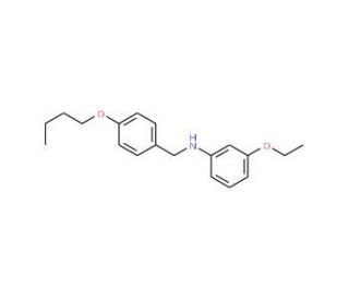 N-(4-Butoxybenzyl)-3-ethoxyaniline - chemical structure image