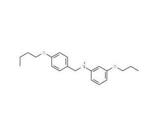 N-(4-Butoxybenzyl)-3-propoxyaniline - chemical structure image