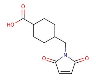 N-[4-(-Carboxycyclohexylmethyl)]maleimide (CAS 64987-82-2) - chemical structure image