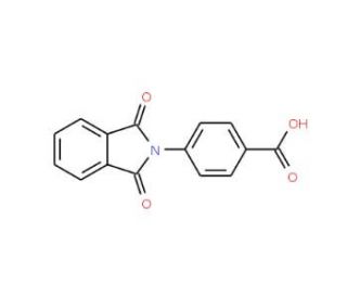 N-(4-Carboxyphenyl)phthalimide (CAS 5383-82-4) - chemical structure image