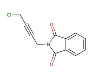N-(4-Chloro-2-butynyl)phthalimide (CAS 4819-69-6) - chemical structure image