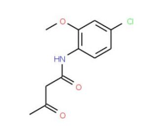 N-(4-Chloro-2-methoxy-phenyl)-3-oxo-butyramide - chemical structure image