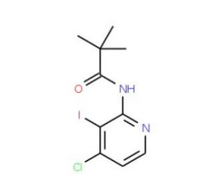 N-(4-Chloro-3-iodo-pyridin-2-yl)-2,2-dimethyl-propionamide (CAS 898561-61-0) - chemical structure image