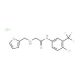 N-[4-chloro-3-(trifluoromethyl)phenyl]-2-[(2-furylmethyl)amino]acetamide hydrochloride - chemical structure image