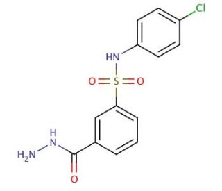N-(4-Chloro-phenyl)-3-hydrazinocarbonyl-benzenesulfonamide - chemical structure image