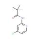 N-(4-Chloro-pyridin-2-yl)-2,2-dimethyl-propionamide (CAS 188577-70-0) - chemical structure image