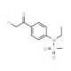 N-[4-(chloroacetyl)phenyl]-N-ethylmethanesulfonamide - chemical structure image