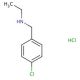 N-(4-Chlorobenzyl)-1-ethanamine hydrochloride (CAS 102236-18-0) - chemical structure image