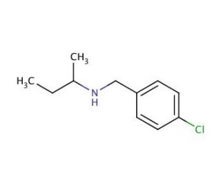 N-(4-Chlorobenzyl)-2-butanamine (CAS 46234-40-6) - chemical structure image