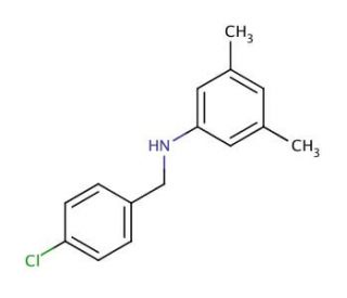 N-(4-Chlorobenzyl)-3,5-dimethylaniline - chemical structure image