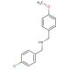 N-(4-Chlorobenzyl)(4-methoxyphenyl)methanamine - chemical structure image