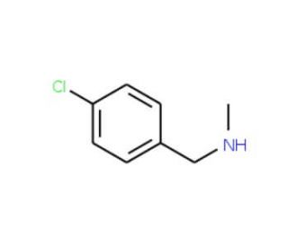 N-(4-chlorobenzyl)-N-methylamine (CAS 104-11-0) - chemical structure image