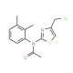 N-[4-(chloromethyl)-1,3-thiazol-2-yl]-N-(2,3-dimethylphenyl)acetamide - chemical structure image