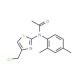 N-[4-(chloromethyl)-1,3-thiazol-2-yl]-N-(2,4-dimethylphenyl)acetamide - chemical structure image