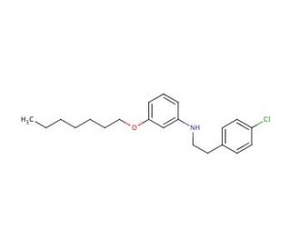 N-(4-Chlorophenethyl)-3-(heptyloxy)aniline - chemical structure image