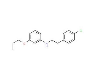 N-(4-Chlorophenethyl)-3-propoxyaniline - chemical structure image