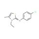 N-(4-chlorophenyl)-N-[(2Z)-3-ethyl-4-methyl-1,3-thiazol-2(3H)-ylidene]amine - chemical structure image
