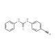 N-(4-cyanophenyl)-N′-phenylurea (CAS 107676-58-4) - chemical structure image