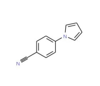 N-(4-Cyanophenyl)pyrrole (CAS 23351-07-7) - chemical structure image