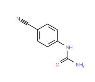 N-(4-cyanophenyl)urea (CAS 86065-51-2) - chemical structure image
