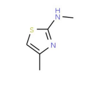 N,4-dimethyl-1,3-thiazol-2-amine (CAS 2161-68-4) - chemical structure image