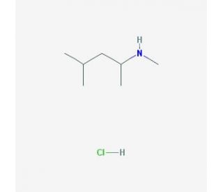 N,4-dimethylpentan-2-amine hydrochloride - chemical structure image