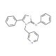 N,4-diphenyl-3-(pyridin-3-ylmethyl)-2,3-dihydro-1,3-thiazol-2-imine - chemical structure image