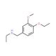 N-(4-ethoxy-3-methoxybenzyl)-N-ethylamine - chemical structure image