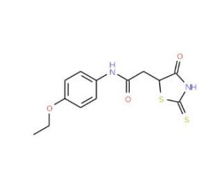 N-(4-Ethoxyphenyl)-2-(2-mercapto-4-oxo-4,5-dihydro-1,3-thiazol-5-yl)acetamide - chemical structure image