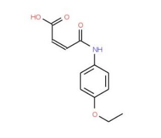 N-(4-Ethoxyphenyl)maleamic acid (CAS 108087-84-9) - chemical structure image