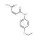 N-(4-Ethoxyphenyl)maleamic acid (CAS 108087-84-9) - chemical structure image