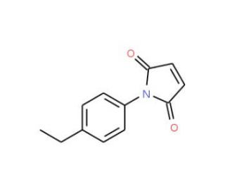 N-(4-Ethylphenyl)maleimide (CAS 76620-00-3) - chemical structure image