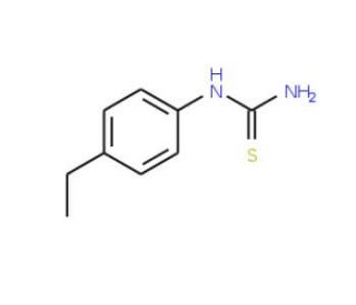 N-(4-ethylphenyl)thiourea (CAS 22265-78-7) - chemical structure image