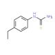 N-(4-ethylphenyl)thiourea (CAS 22265-78-7) - chemical structure image